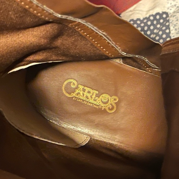 Carlos by Carlos Santana Lever fringe boots sz 10🤎 - Picture 14 of 17